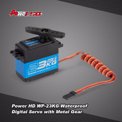 Power HD WP-23KG 23Kg012sec Waterproof High Torque Metal Gear Digital Servo for 110 Crawler Buggy RC Car Boat
Power HD WP-23KG 23Kg012sec Waterproof High Torque Metal Gear Digital Servo for 110 Crawler Buggy RC Car Boat