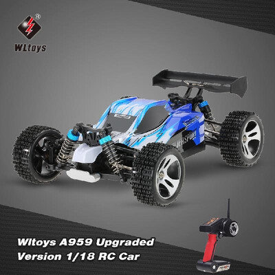 Romacci Original Wltoys A959 Upgraded Version 118 Scale 24G Remote Control 4WD Electric RTR Off-Road Buggy RC Car
Romacci Original Wltoys A959 Upgraded Version 118 Scale 24G Remote Control 4WD Electric RTR Off-Road Buggy RC Car