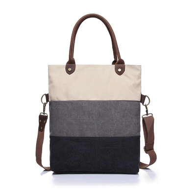 New fashion women canvas shoulder bag genuine leather messenger bag for ladies large tote bag high quality handbag
New fashion women canvas shoulder bag genuine leather messenger bag for ladies large tote bag high quality handbag