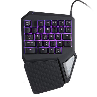 Delux T9 Pro Professional OneSingle Hand USB Wired Esport Gaming Keyboard 29 Key LED Backlit for LOL
Delux T9 Pro Professional OneSingle Hand USB Wired Esport Gaming Keyboard 29 Key LED Backlit for LOL
