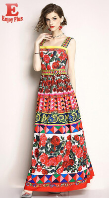 M L XL XXL new summer 2018 long dress women sleeveless red digital flower print bohemian sling backless A line ankle length lady
M L XL XXL new summer 2018 long dress women sleeveless red digital flower print bohemian sling backless A line ankle length lady