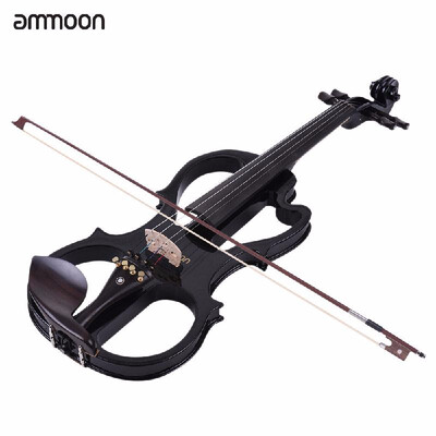 Durable Full Size 44 Solid Wood Silent Electric Violin Fiddle with Bow Hard Case Tuner Headphones Rosin Audio Cable Extra Strings
Durable Full Size 44 Solid Wood Silent Electric Violin Fiddle with Bow Hard Case Tuner Headphones Rosin Audio Cable Extra Strings