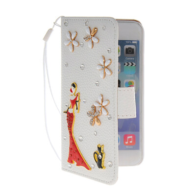 MOONCASE Luxury Crystal Rhinestone Leather Side Flip Stand Shell Back Case Cover for Apple iPhone 6 ( 4.7 inch
MOONCASE Luxury Crystal Rhinestone Leather Side Flip Stand Shell Back Case Cover for Apple iPhone 6 ( 4.7 inch