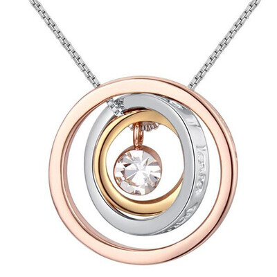 Mothers Day Gift Concentric Circles Crystal Pendant Necklace Made with Crystal from Austrian Elements for Women 25542
Mothers Day Gift Concentric Circles Crystal Pendant Necklace Made with Crystal from Austrian Elements for Women 25542