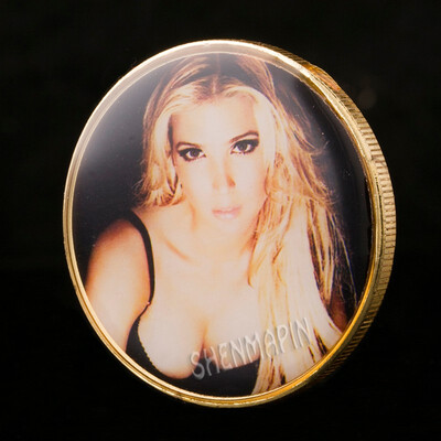 WR Ivanka Marie Trump Gold Challenge Coin Trump&Ivanka Coin