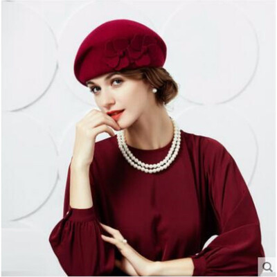 New Women Winter Sweet Elegant Hat Lady Europe&United States Party Cap Joker Wool Hat England Youth Leisure Cap B-4810
New Women Winter Sweet Elegant Hat Lady Europe&United States Party Cap Joker Wool Hat England Youth Leisure Cap B-4810