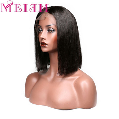 MEIEM Bob Lace Front Human Hair Wigs With Baby Hair Pre Plucked Brazilian Remy Straight Short Bob Wig For Women
MEIEM Bob Lace Front Human Hair Wigs With Baby Hair Pre Plucked Brazilian Remy Straight Short Bob Wig For Women
