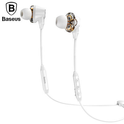 Baseus S10 Double dynamic Wireless Earphone with Mic Waterproof Stereo bass sound Bluetooth Earphone for mobile phone
Baseus S10 Double dynamic Wireless Earphone with Mic Waterproof Stereo bass sound Bluetooth Earphone for mobile phone