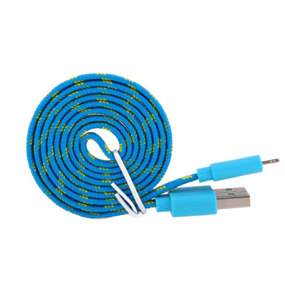 3610Ft Durable Braided Flat 8Pin Double-sided USB Data Sync Charger Cable Cord for iPhone 5 5S 6 6S Plus iPad 4 5 Air iOS9
3610Ft Durable Braided Flat 8Pin Double-sided USB Data Sync Charger Cable Cord for iPhone 5 5S 6 6S Plus iPad 4 5 Air iOS9