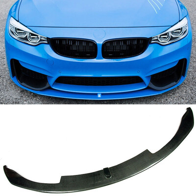 P Style Carbon fiber Front Bumper Lip Spoiler Splitter Fit For BMW F8X M3 M4
