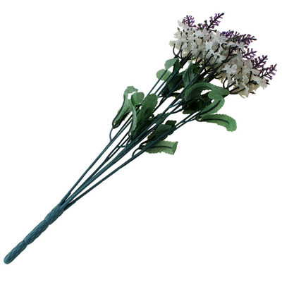 10Heads Lavender Flower Silk Artificial Bouquet Wedding Home Party Decor Crafts white
10Heads Lavender Flower Silk Artificial Bouquet Wedding Home Party Decor Crafts white