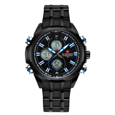 Men Luxury Brand Full Steel Quartz Clock Digital LED Wristwatch Army Military Sport Watch NAVIFORCE 9049
Men Luxury Brand Full Steel Quartz Clock Digital LED Wristwatch Army Military Sport Watch NAVIFORCE 9049
