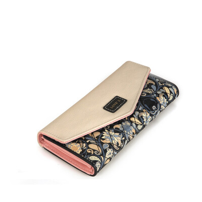 Small Floral women wallets envelope wallet triple buckle long women's purses fashion high quality laides clutch bag
Small Floral women wallets envelope wallet triple buckle long women's purses fashion high quality laides clutch bag