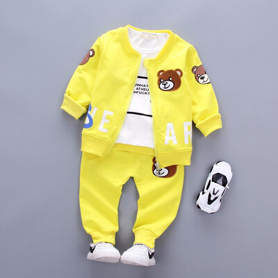 Brand New Children Boys Girls Clothing Sets Spring Autumn Fashion Style Cotton Coat With Pants Baby Clothes 3 Pcs Tracksuit
Brand New Children Boys Girls Clothing Sets Spring Autumn Fashion Style Cotton Coat With Pants Baby Clothes 3 Pcs Tracksuit