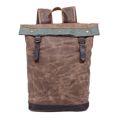 Vintage Backpack Men Manual Waterproof Canvas&Crazy Horse Leather Travel Shoulder Bag Male Large Capacity Computer Bags
Vintage Backpack Men Manual Waterproof Canvas&Crazy Horse Leather Travel Shoulder Bag Male Large Capacity Computer Bags