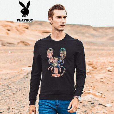 Playboy PLAYBOY Mens 2018 New Sweater Mens Korean Personality Trendy Long Sleeve Top DH62170298A Black 170M48
Playboy PLAYBOY Mens 2018 New Sweater Mens Korean Personality Trendy Long Sleeve Top DH62170298A Black 170M48