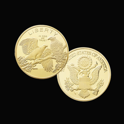 9999 goldsilver American double eagle coin Liberty Coin animal coins festival gift family decoration
9999 goldsilver American double eagle coin Liberty Coin animal coins festival gift family decoration