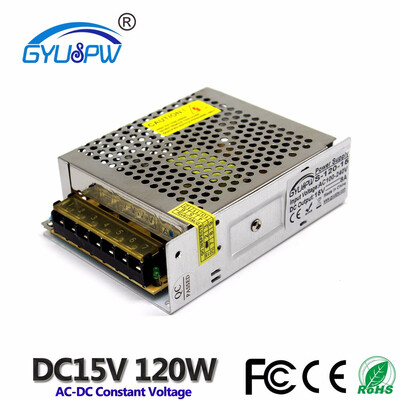 Single Output Switching Power Supply Dc 15v 8A 120W Transformer 110V 220V AC to DC15V PSU for led strip Light CNC CCTV MOTOR
Single Output Switching Power Supply Dc 15v 8A 120W Transformer 110V 220V AC to DC15V PSU for led strip Light CNC CCTV MOTOR