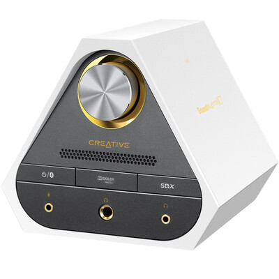 Creative SoundBlaster X7 sound card fever level HiFi sound blaster card Bluetooth transmission high-definition audio Dolby decoding desktop external sound card metal silver
Creative SoundBlaster X7 sound card fever level HiFi sound blaster card Bluetooth transmission high-definition audio Dolby decoding desktop external sound card metal silver