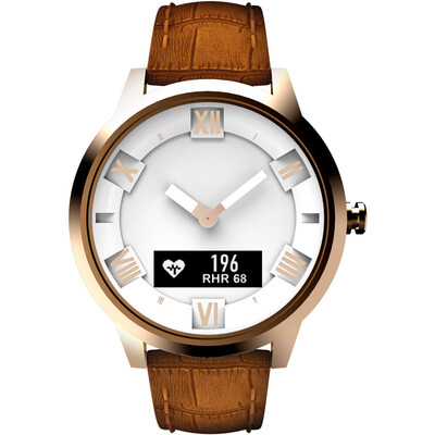 Lenovo Watch X plus leather limited edition rose gold smart sports watch gesture photo 80 meters waterproof heart rate pressure temperature monitoring long battery life