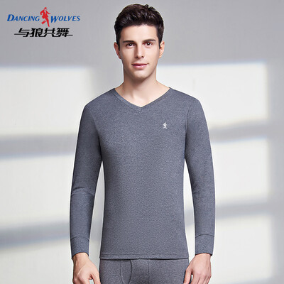 Dance with wolves DANCING WOLVES Qiuyi Qiuku mens cotton thin section set fashion V-neck thermal underwear cotton sweater mens round neck Tibetan
Dance with wolves DANCING WOLVES Qiuyi Qiuku mens cotton thin section set fashion V-neck thermal underwear cotton sweater mens round neck Tibetan