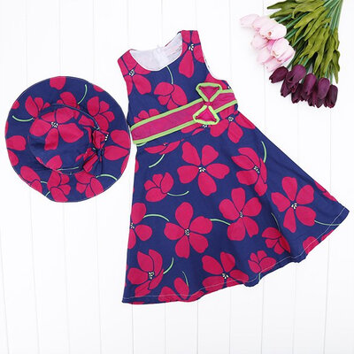 Kids Childrens Wear Sleeveless Flower Print Bow Casual Party Princess Lovely Children Dress Clothes Hat
Kids Childrens Wear Sleeveless Flower Print Bow Casual Party Princess Lovely Children Dress Clothes Hat