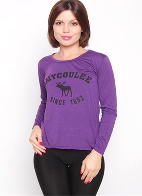 Long-sleeved T-shirt Women Round Neck slim cotton large size casual shirt Ships from Russia Delivery estimate 37 days
Long-sleeved T-shirt Women Round Neck slim cotton large size casual shirt Ships from Russia Delivery estimate 37 days