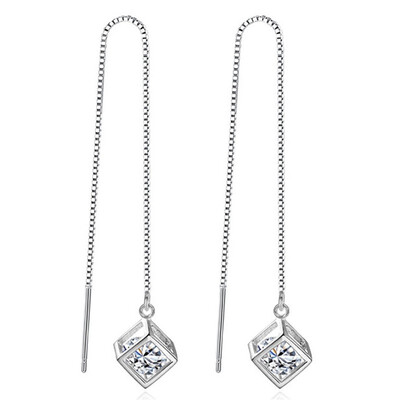 Clear Cubic Zirconia Long Drop Earrings Fashion Jewelry Womens Accessories Female Ladies Party Lady Earrings WHJ40
Clear Cubic Zirconia Long Drop Earrings Fashion Jewelry Womens Accessories Female Ladies Party Lady Earrings WHJ40