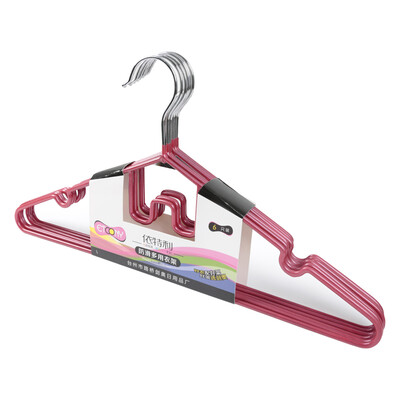 ETCONY coat hanger dip stainless steel drying rack hanger 6 Pack wet&dry clothes hanging adult children non-slip groove clothes support YTL-679
ETCONY coat hanger dip stainless steel drying rack hanger 6 Pack wet&dry clothes hanging adult children non-slip groove clothes support YTL-679