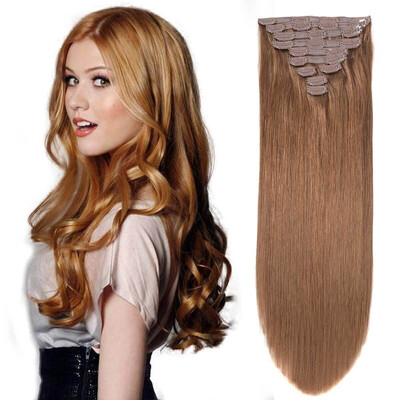 BHF Hair Clip In Hair Extensions Virgin Unprocessed Straight 100 Indian Human Hair 10PcsLot Hair 160G1 1B2 613
BHF Hair Clip In Hair Extensions Virgin Unprocessed Straight 100 Indian Human Hair 10PcsLot Hair 160G1 1B2 613