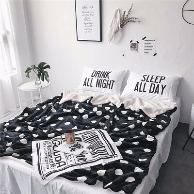 Nordic Style Thicken Flannel Super Warm Soft Double Layer Bedspreads Throw Sheep Velvet Blankets For Double Bed
Nordic Style Thicken Flannel Super Warm Soft Double Layer Bedspreads Throw Sheep Velvet Blankets For Double Bed