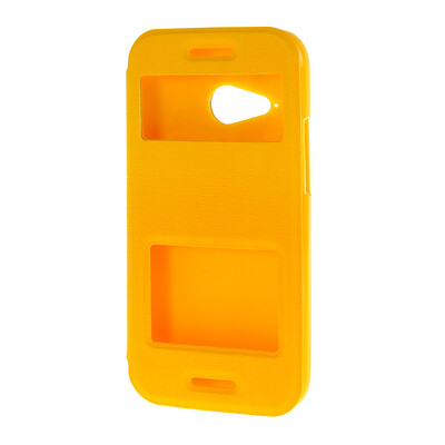 MOONCASE Сторона Флип жесткий борт тонкий кожаный кронштейн Окно чехол для HTC One Mini 2 M8 Mini желтый
MOONCASE Сторона Флип жесткий борт тонкий кожаный кронштейн Окно чехол для HTC One Mini 2 M8 Mini желтый