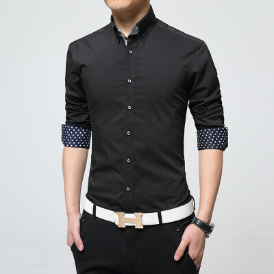 High Quality Mens Dress Shirt Long Sleeve Cotton Male Business Banquets Brand Fashion Formal Shirts Slim Men Casual Soft Shirts
High Quality Mens Dress Shirt Long Sleeve Cotton Male Business Banquets Brand Fashion Formal Shirts Slim Men Casual Soft Shirts