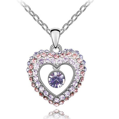 Crystals Heart Pendant Necklace Made With Crystal from Austrian Elements For Women Birthday Gift Cute Silver Color Jewelry 4648
Crystals Heart Pendant Necklace Made With Crystal from Austrian Elements For Women Birthday Gift Cute Silver Color Jewelry 4648