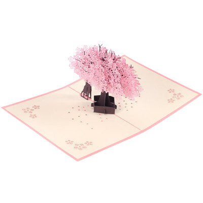 Extreme space JDKJ creative 3D stereo greeting card postcard birthday greeting card blessing card Chinese Valentines Day confession romantic cherry tree
Extreme space JDKJ creative 3D stereo greeting card postcard birthday greeting card blessing card Chinese Valentines Day confession romantic cherry tree