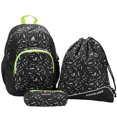 Samsonite Camilon KamiliantSUNNY DAYS series of fashion casual students backpack set BA0 * 39004 black
Samsonite Camilon KamiliantSUNNY DAYS series of fashion casual students backpack set BA0 * 39004 black