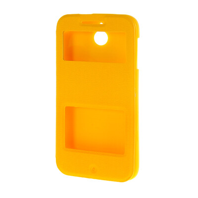 MOONCASE Сторона Флип жесткий борт тонкий кожаный кронштейн Окно чехол для HTC Desire 510 Желтый
MOONCASE Сторона Флип жесткий борт тонкий кожаный кронштейн Окно чехол для HTC Desire 510 Желтый