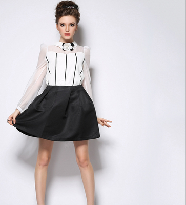 Lovaru ™ 2015 spring and summer hot new solid color simple pleated skirt factory direct fashion wild
Lovaru ™ 2015 spring and summer hot new solid color simple pleated skirt factory direct fashion wild