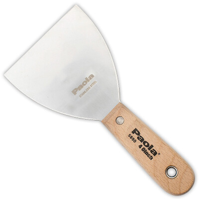 Paola Putty knife 4 inch stainless steel blade large iron plate cleaning scraper plaster putty knife 5880
Paola Putty knife 4 inch stainless steel blade large iron plate cleaning scraper plaster putty knife 5880