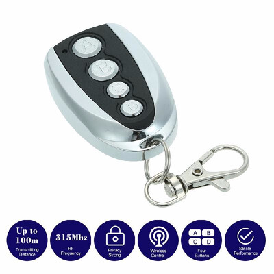 315MHz 4 Buttons Touch Switch Copying Transmitter Cloning Duplicator Garage Opener Electric Garage Door Remote Control Key Fob
315MHz 4 Buttons Touch Switch Copying Transmitter Cloning Duplicator Garage Opener Electric Garage Door Remote Control Key Fob