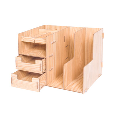 Jinlongxing Glosen wooden file basket file holder file tray multi-function office supplies desktop manual combination DIY two with drawer storage box D2067 wood grain
Jinlongxing Glosen wooden file basket file holder file tray multi-function office supplies desktop manual combination DIY two with drawer storage box D2067 wood grain