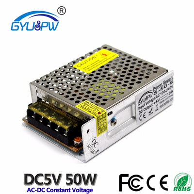 Single Output Switching Power Supply DC5V 10A 50W Power Source Driver Transformer AC110V 220V to DC 5V SMPS For LED display Lamp
Single Output Switching Power Supply DC5V 10A 50W Power Source Driver Transformer AC110V 220V to DC 5V SMPS For LED display Lamp