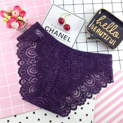 The latest underwear women sexy lace panties low waist breathable transparent seamless womens underwear briefs 
The latest underwear women sexy lace panties low waist breathable transparent seamless womens underwear briefs