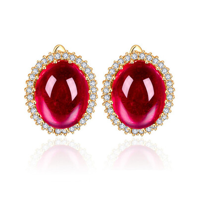 Aiyaya Fashion Jewelry Purple Sapphire Stud Micro Cubic Zircon Big Round Clip Earrings
Aiyaya Fashion Jewelry Purple Sapphire Stud Micro Cubic Zircon Big Round Clip Earrings