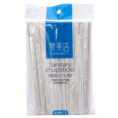 Jingdong supermarket Ogilvy & Mather clean disposable chopsticks camping fast food hygiene independent packaging 40 pairs of equipment
Jingdong supermarket Ogilvy & Mather clean disposable chopsticks camping fast food hygiene independent packaging 40 pairs of equipment