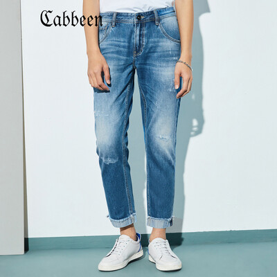 Carbine mens fashion washed low waist jeans hole youth feet pants spring&summer new wave 2018 street blue gray 27 34
Carbine mens fashion washed low waist jeans hole youth feet pants spring&summer new wave 2018 street blue gray 27 34