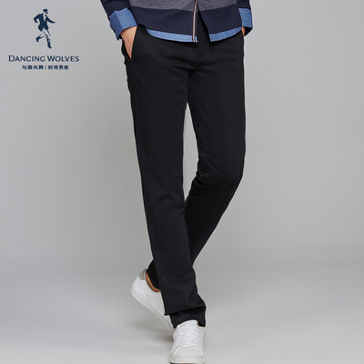 Dancing with wolves DANCING WOLVES Casual pants mens 2018 autumn new business solid color Slim mid-rise micro-elastic long pants 66509245510 102 dark blue 31
Dancing with wolves DANCING WOLVES Casual pants mens 2018 autumn new business solid color Slim mid-rise micro-elastic long pants 66509245510 102 dark blue 31