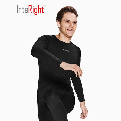 INTERIGHT Mens Fitness Training Sports T-Shirt High-elastic Tights Long Sleeve Black
INTERIGHT Mens Fitness Training Sports T-Shirt High-elastic Tights Long Sleeve Black