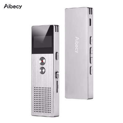 Aibecy M23 8GB16GB Professional Digital Voice Recorder MP3 Muisc Player Audio Activated Recording with Loudspeaker Card Slot for
Aibecy M23 8GB16GB Professional Digital Voice Recorder MP3 Muisc Player Audio Activated Recording with Loudspeaker Card Slot for
