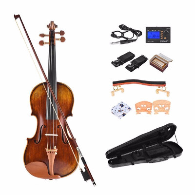 Professional Ammoon Pro Master Maestro Antonio Stradivari 1716 Style Handmade Antique 44 Full Size Violin Fiddle Kit with Carbon
Professional Ammoon Pro Master Maestro Antonio Stradivari 1716 Style Handmade Antique 44 Full Size Violin Fiddle Kit with Carbon